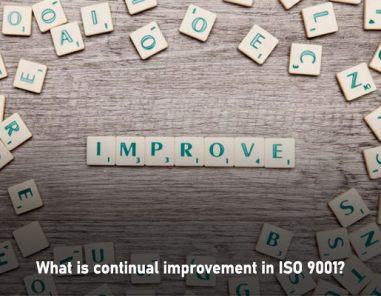 continual improvement-ISO 9001